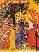 Konrad of Soest Annunciation oil painting